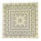 Dolls House Square Area Rug Grey Cream Khaki Carpet Lge