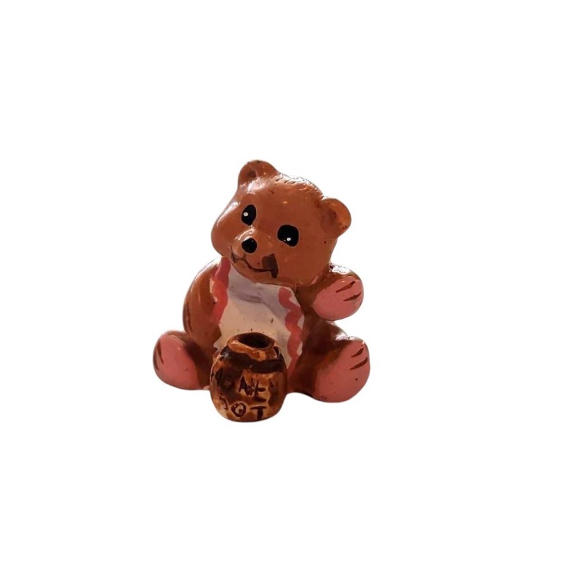Dolls House Bear with Honey Ornament