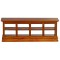 Dolls House Display Counter Walnut Case Cabinet Shop Fitting Store Furniture