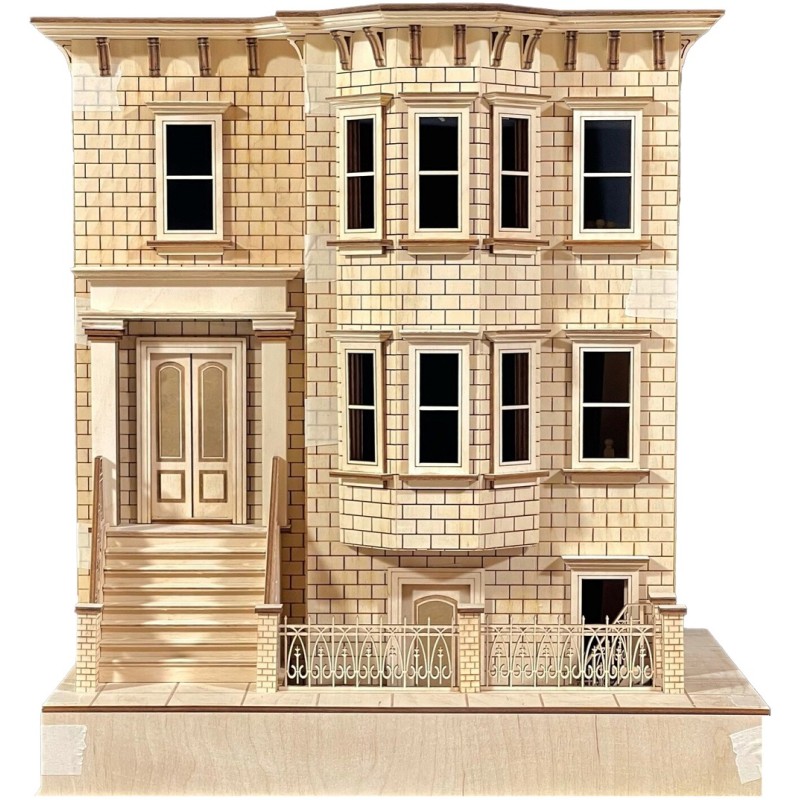 American Dolls House Park Ave. Grand Mansion Half Inch 1:24 Laser Cut Flat Pack Kit