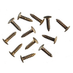 thumbnail image 2 of 20pcs Dollhouse Mini Hinges Hardware Miniature 1 2 of 11