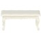 Dolls House White Scalloped Coffee Table Bare Wood Living Room Furniture 1:12