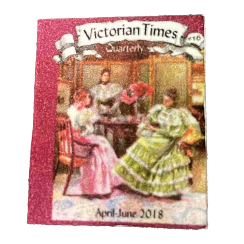 Dolls House Victorian Times Quarterly 16 Magazine Cover Miniature Study Accessory