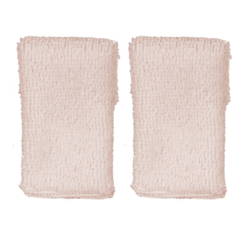 Dolls House Pair of Pink Hand Towels Miniature Bathroom Accessory 1:12 Scale