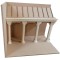 Cloister Arch Walkway Garden Display Setting Unpainted Flat Pack Kit 1:12 Scale