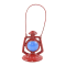 Dolls House Red Railway Lantern Handheld Signal Oil Lamp Camping Accessory