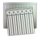 Dolls House Miniature Print Green White Regency Stripe Wallpaper