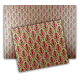 Dolls House Victorian Red on Gold Miniature Print 1:12 Wallpaper