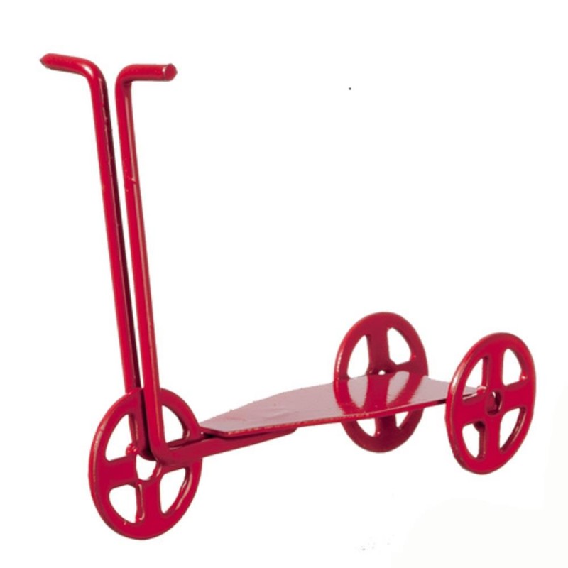 Dolls House Red Scooter Child's Toy Miniature 1:12 Scale Garden Shop Accessory