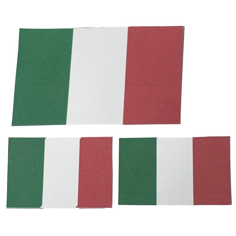Dolls House Italian Flags Italy Tricolour European National Flag 1:12 Accessory