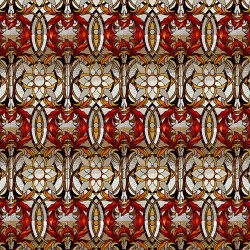 Dolls House Stained Glass Window Glazing Sheet 1:12 Scale Miniature Pattern 07