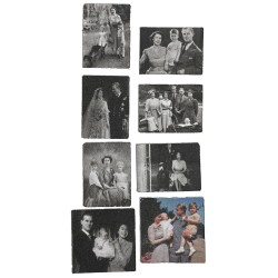 Dolls House 8 Queen Elizabeth II Royal Family Portrait Pictures 1:12 Accessory