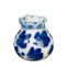 Dolls House Vase Blue & White Delft Design 1:12 Ornament Miniature Accessory