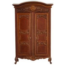 Dolls House Louis XIII French Chateau Armoire Wardrobe JBM Bedroom Furniture