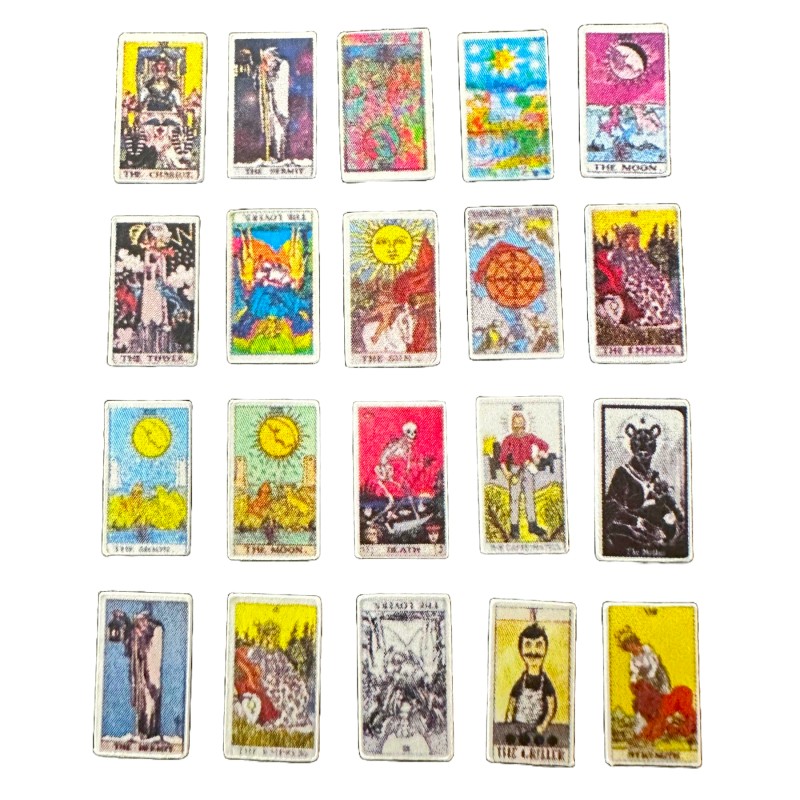 Dolls House Tarot Cards Fortune Teller Reading Clairvoyant Psychic Accessory
