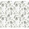 Dolls House Green Tropical Leaf Pattern Miniature Print Wallpaper 1:12 Scale
