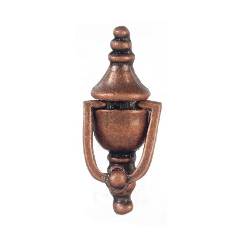 Dolls House Aged Bronze Door Knocker Working Handle Miniature Hardware 1:12