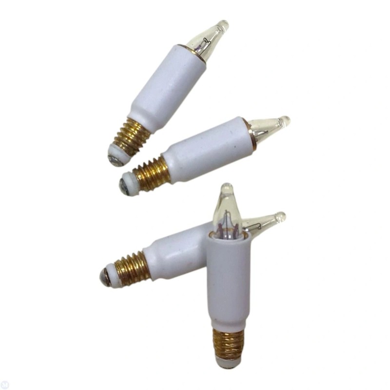 Dolls House 4 Candlestick Candle Bulbs Screw in Lighting Accessory 25mm 1 inch