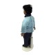 Dolls House Man Father Dad in Blue Sweater Modern Male 1:12 Porcelain Figure