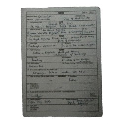 Dolls House Royal Birth Certificate New Baby Document Papers Study Accessory