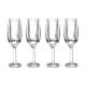 Dolls House Champagne Flutes Prosecco Glasses Dining Room Pub Bar Accessory 1:12