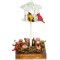 Dolls House Bird Feeder Feeding Table Wooden Flower Planter Pet Garden Accessory