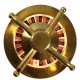 Dolls House Roulette Wheel Casino Table Pub Accessory Wheel Spin Party Game 1:12