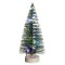 Dolls House Snowy Christmas Tree with 24 Coloured Blinking Twinkling LED Lights