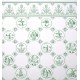 Dolls House Wallpaper Dutch Tile Green Delft Miniature 1:24 Scale Dolls House Wallpaper Dutch Tile Green Delft Miniature 1:24 Scale