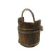 Dolls House Rustic Water Pail Barrel Bucket Pioneer Western Farm Ranch Accessory