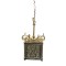 Dolls House Oriental Lantern Gold Filigree Hanging Electric Ceiling Light 12V