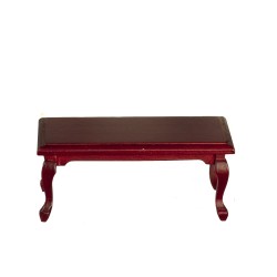 Dolls House Coffee Table Mahogany Cabriole Legs Miniature Living Room Furniture