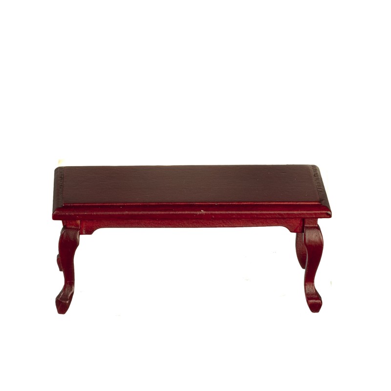 Dolls House Coffee Table Mahogany Cabriole Legs Miniature Living Room Furniture