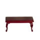 Dolls House Coffee Table Mahogany Cabriole Legs Miniature Living Room Furniture