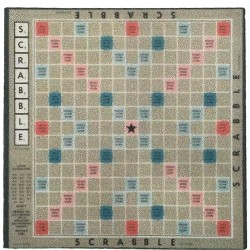 Dolls House Scrabble Original Board Game Vintage Toy Shop Study Accessory