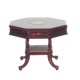 Dolls House William IV Rent Table Octagonal Mahogany JBM Miniature Furniture Dolls House William IV Rent Table Octagonal Mahogany JBM Miniature Furniture