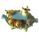 Dolls House Blue Noah's Ark & Animals Nursery Toy Christmas Ornament Accessory