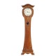 Dolls House Grandfather Clock Longcase Swan Neck Walnut JBM Miniature Furniture Dolls House Grandfather Clock Longcase Swan Neck Walnut JBM Miniature Furniture