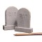 Dolls House 2 Gravestone Tombstone Headstone Halloween Graveyard 1:12 Accessory