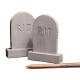 Dolls House 2 Gravestone Tombstone Headstone Halloween Graveyard 1:12 Accessory