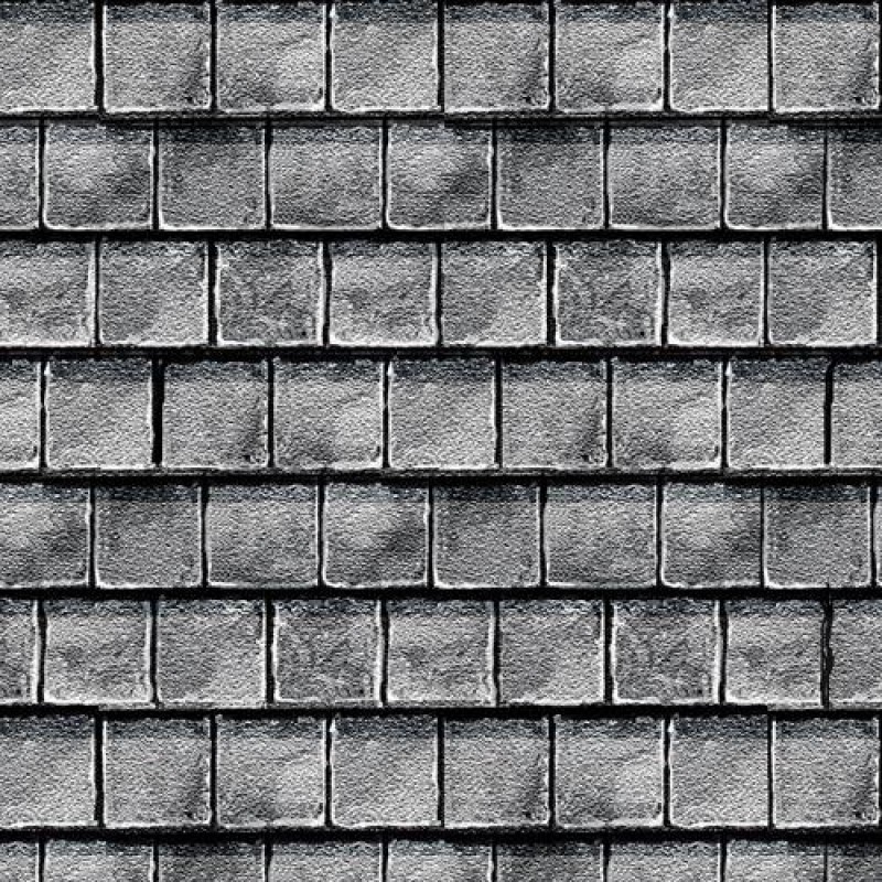 Dolls House Roof Tiles Shingles Square Slates Grey 1/2in 1:24 Roofing Sheet Card
