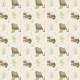 Dolls House Wallpaper Squirrel Pattern Miniature Print 1:12 Dolls House Wallpaper Squirrel Pattern Miniature Print 1:12