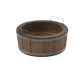 Dolls House Round Tub Rustic Miniature Kitchen Utility Accessory 1:12 Scale