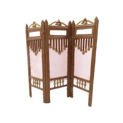 Dolls House Mexican Folding Dressing Screen Room Divider Bedroom Furniture
