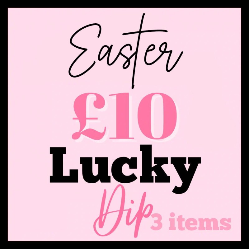Easter Lucky Dip Box Miniature 1:12 Gifts Dolls House Random Mixed Mystery Items