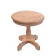 Dolls House Side Wine Table Round Unfinished Bare Wood Tripod 1:12 Dolls House Side Wine Table Round Unfinished Bare Wood Tripod 1:12