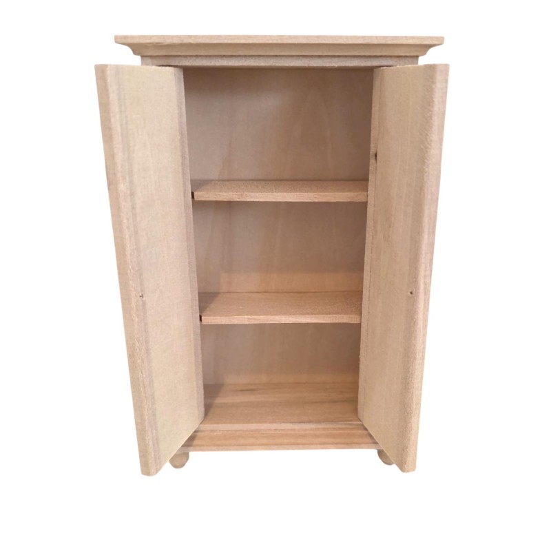 Dolls House Wardrobe Unfinished Bare Wood Dolls House Wardrobe Unfinished Bare Wood