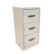 Dolls House Filing Cabinet White Wood 3 Drawer Modern Miniature Office Furniture