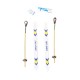 Dolls House Snow Mountain Skis & Ski Poles Winter Sport Hobby Outdoor Accessory Dolls House Snow Mountain Skis & Ski Poles Winter Sport Hobby Outdoor Accessory