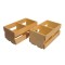 Dolls House Double Crates Wooden Storage Boxes Shop Store Market Accessory 1:12